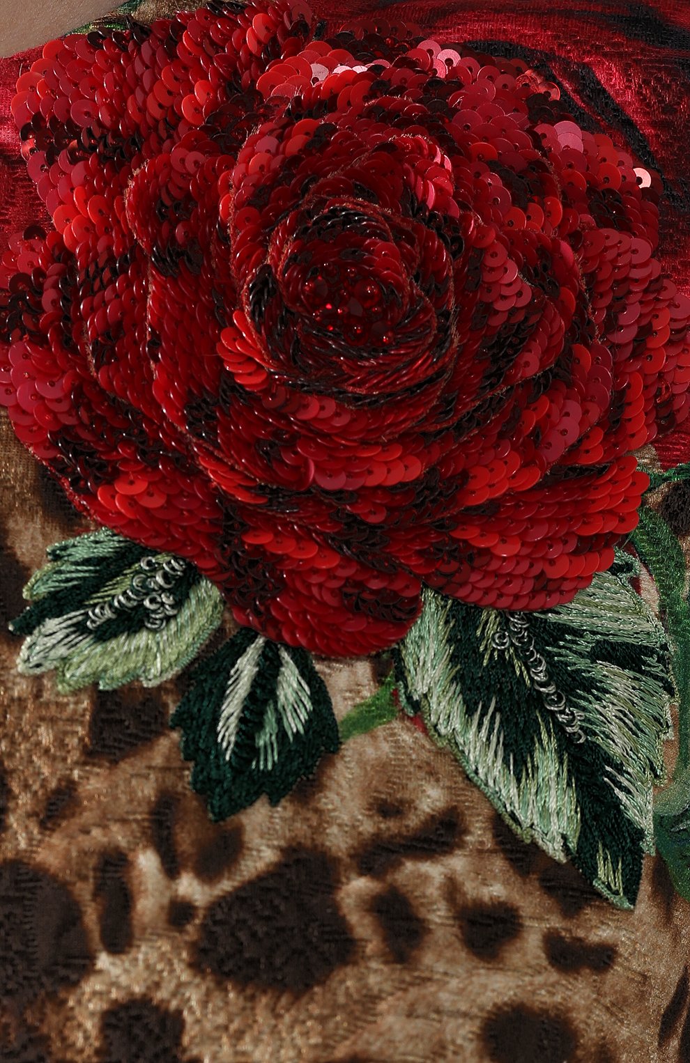 Хлопковое платье с принтом DOLCE & GABBANA, арт. F6UI8Z/HSMV6, фото 5