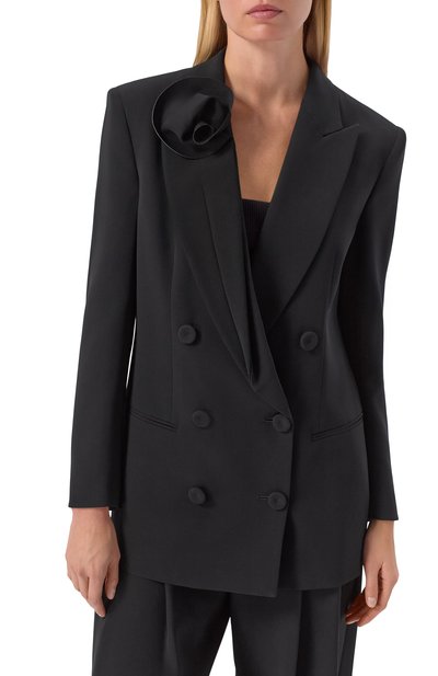 Шелковый жакет GIORGIO ARMANI, арт. GW002454/TE10071, фото 3