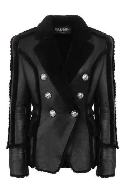 Женская укороченная дубленка BALMAIN, арт. SF28432/L080