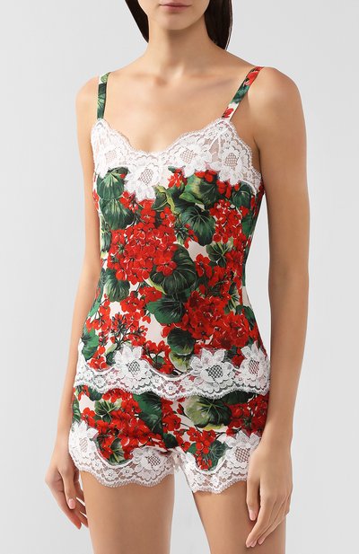 Топ из смеси шелка и хлопка DOLCE & GABBANA, арт. 07A00T/FSAYB, фото 3