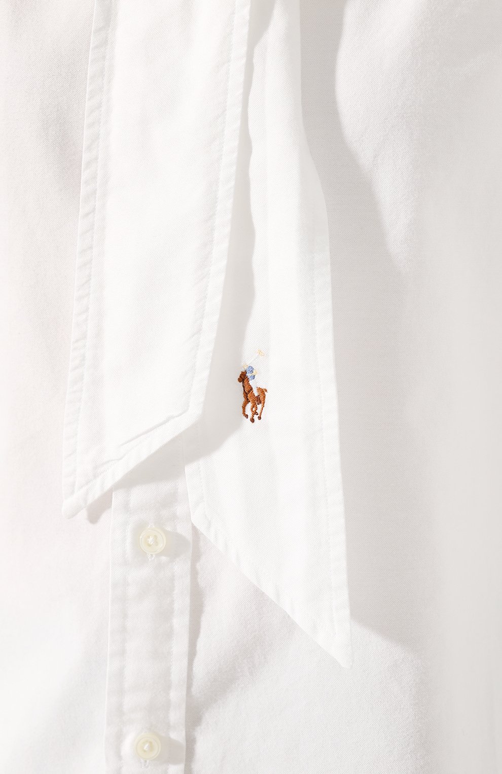 Хлопковая блузка POLO RALPH LAUREN, арт. 211780620, фото 5