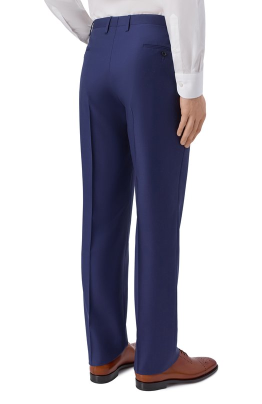 Шерстяной костюм Kiton UA81K08181 Синий  UA81K08181 Фото 5