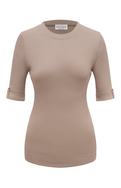 Женский хлопковый пуловер BRUNELLO CUCINELLI, арт. MH990BF200