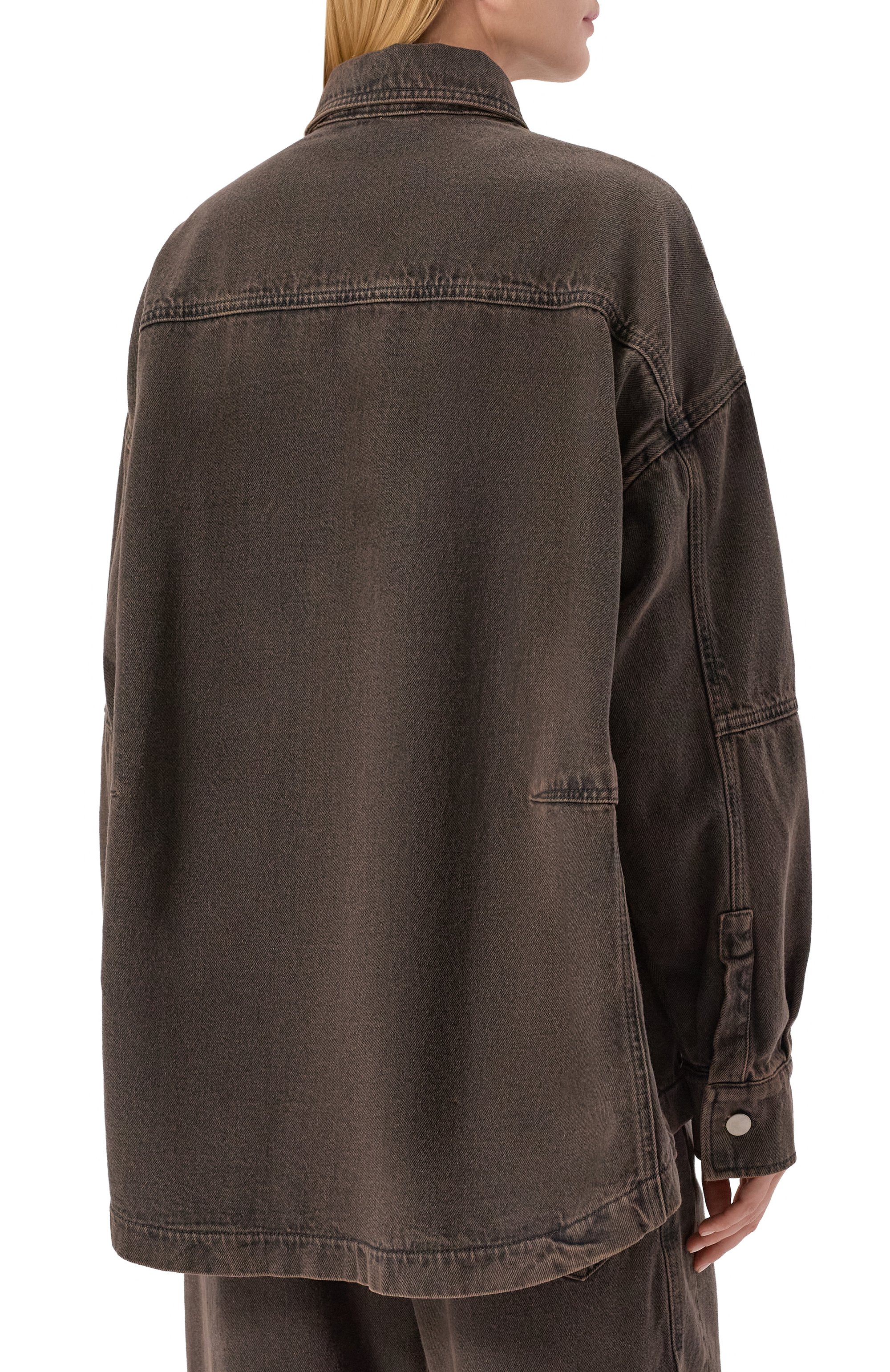 Джинсовая рубашка ANDREA YA'AQOV, арт. 25WDEN64/C0TT0N, фото 4