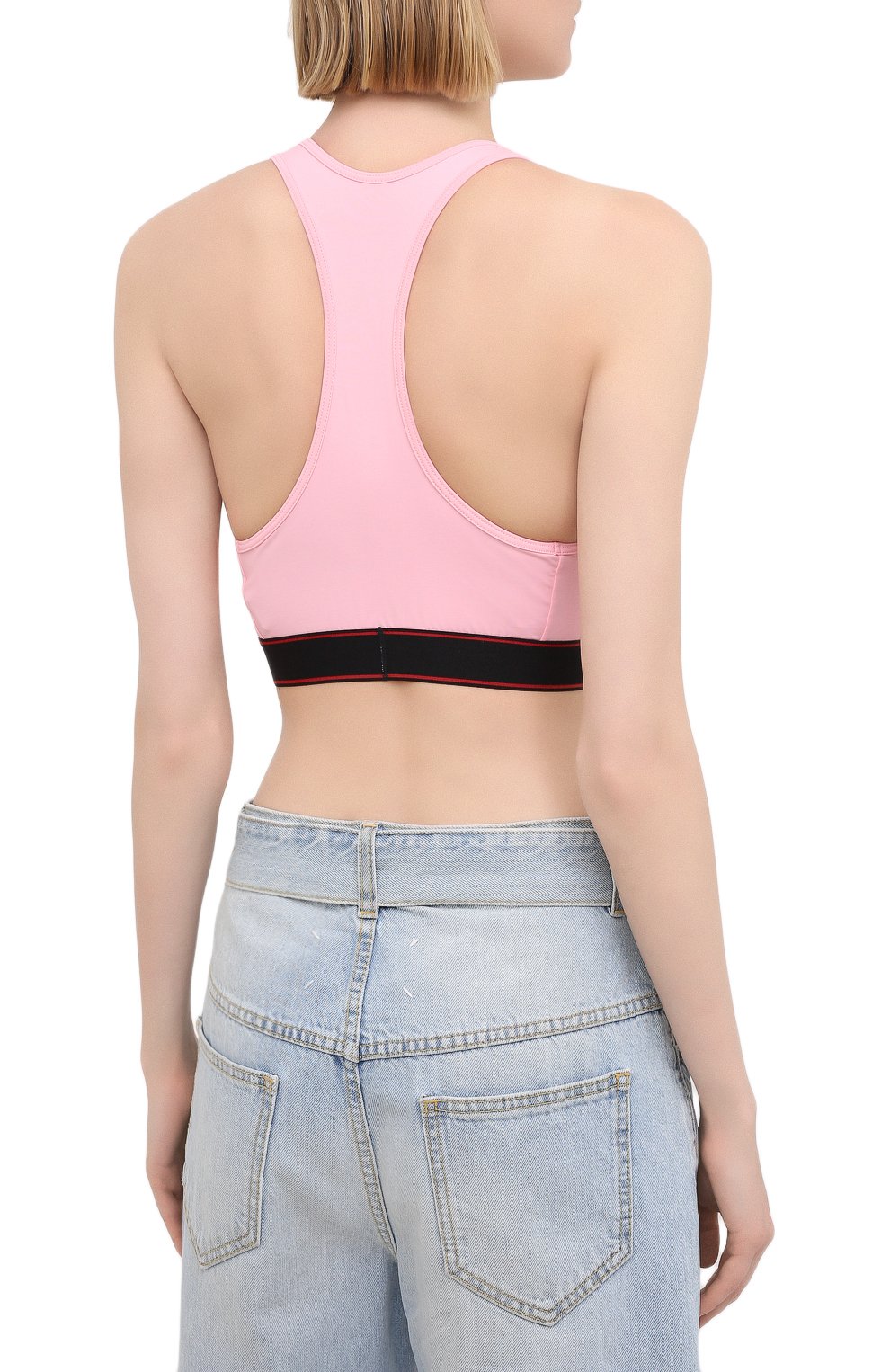 Топ VETEMENTS розового цвета по цене 31100 руб., арт. WE51T0100P 1332/BABY PINK, фото 4 Топ VETEMENTS, арт. WE51T0100P 1332/BABY PINK, фото 4