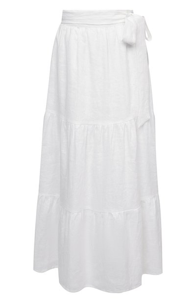 Женская льняная юбка FAITHFULL THE BRAND, арт. FF1802-WHT