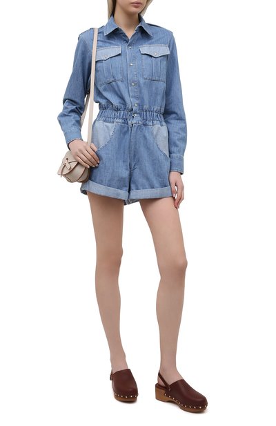 Кожаные сабо classic ANCIENT GREEK SANDALS, арт. CLASSIC CL0SED CL0G/CHESTNUT, фото 2