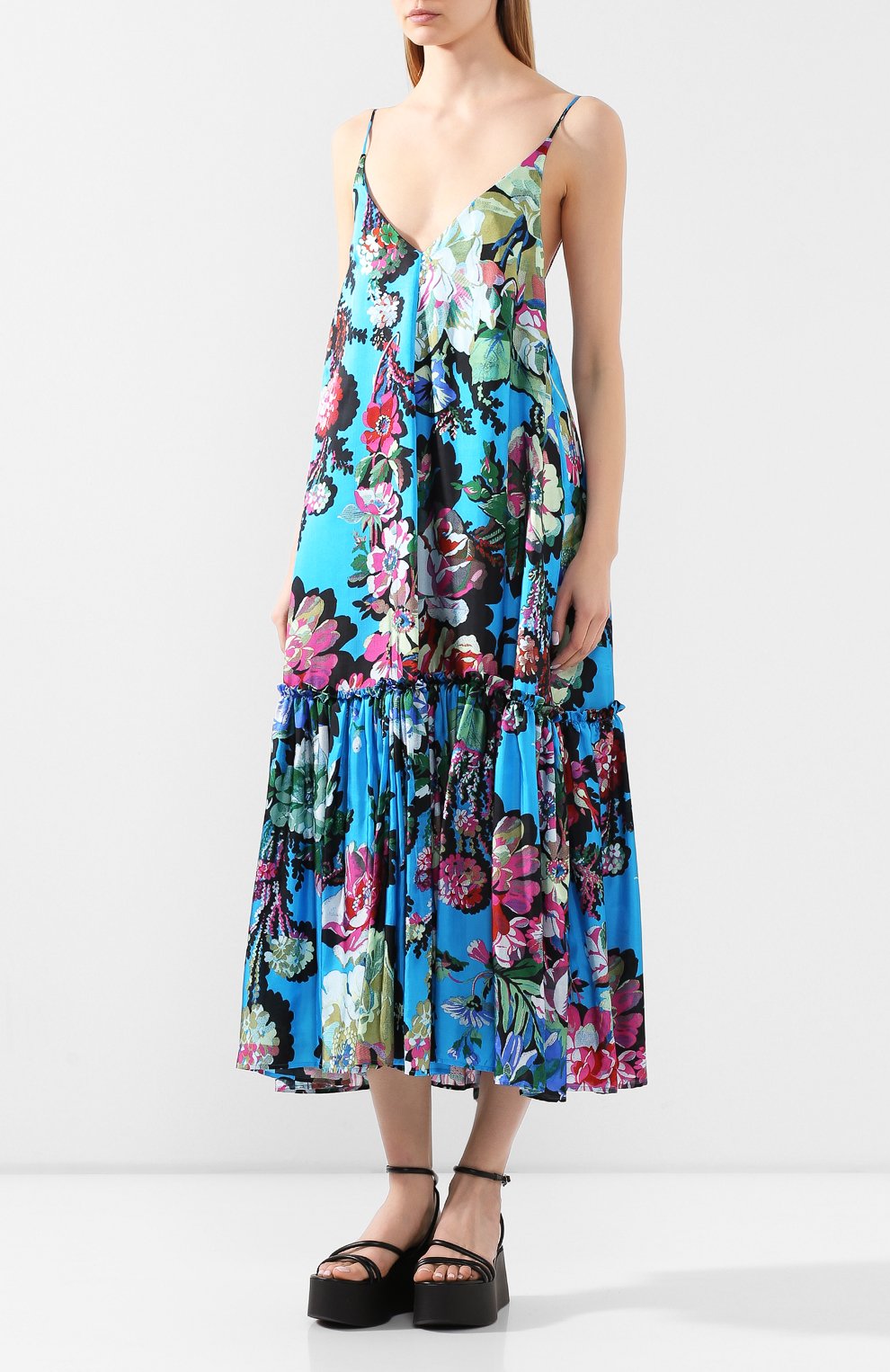 Платье из вискозы DRIES VAN NOTEN, арт. 201-11052-9436, фото 3