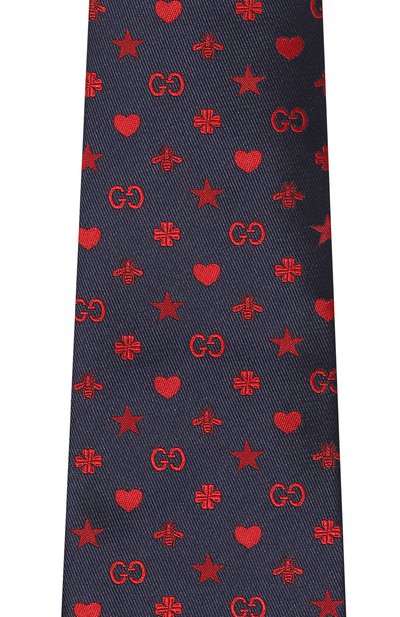Шелковый галстук GUCCI, арт. 545834 4E017, фото 4