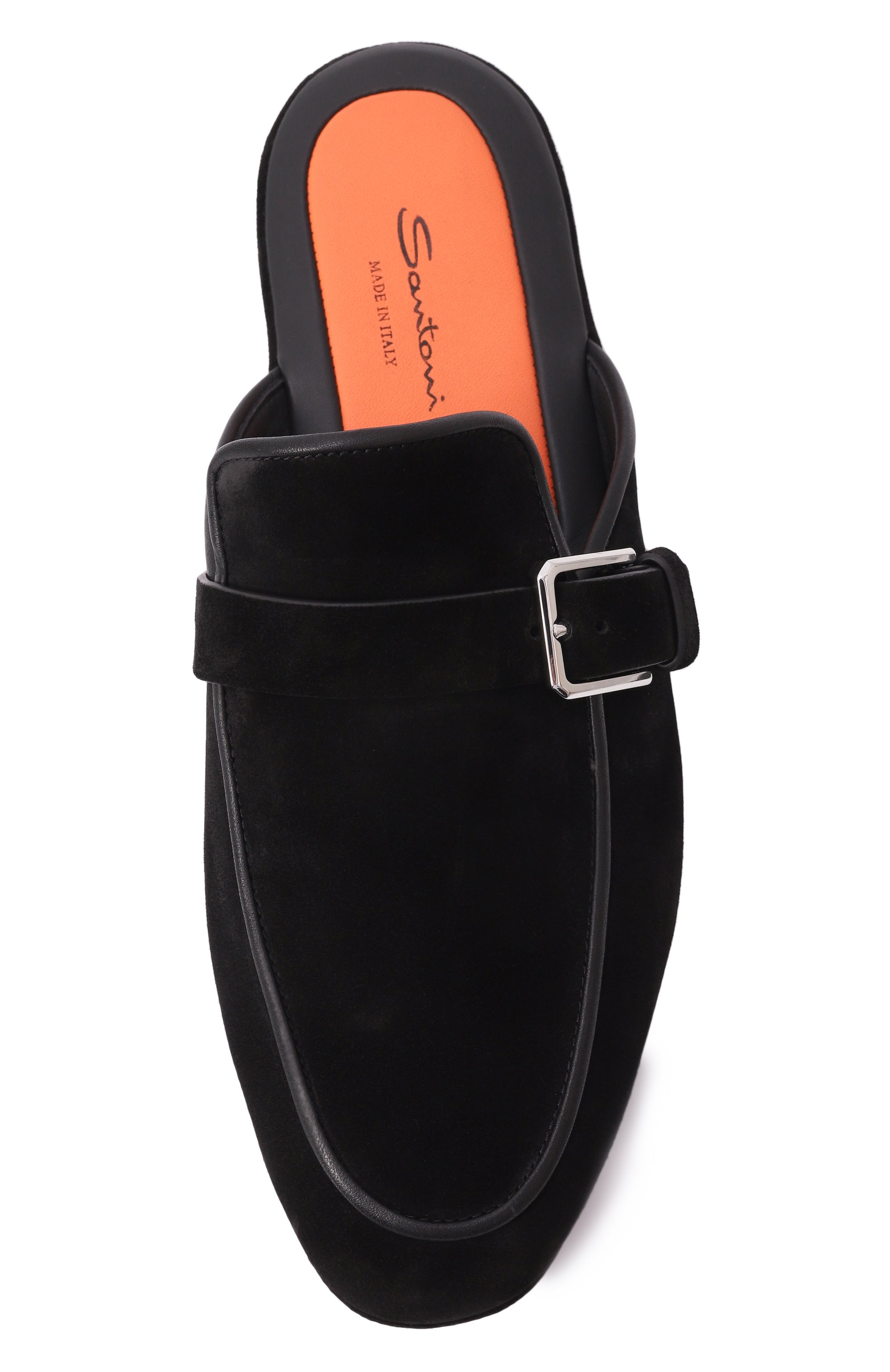 Замшевые домашние туфли SANTONI, арт. PMXGA2151A-X1SVU, фото 6