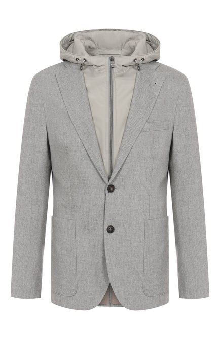 Мужской пиджак из шерсти и кашемира CORNELIANI, арт. 266537-2618535