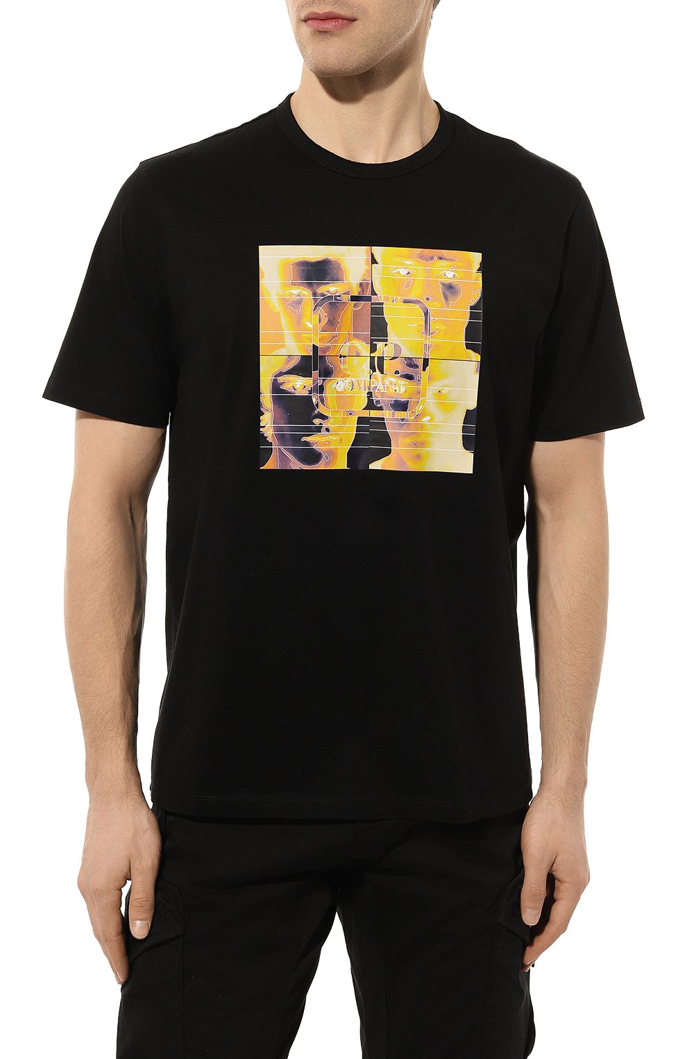 Хлопковая футболка C.P. COMPANY, арт. 16CLTS042A006370W, фото 3