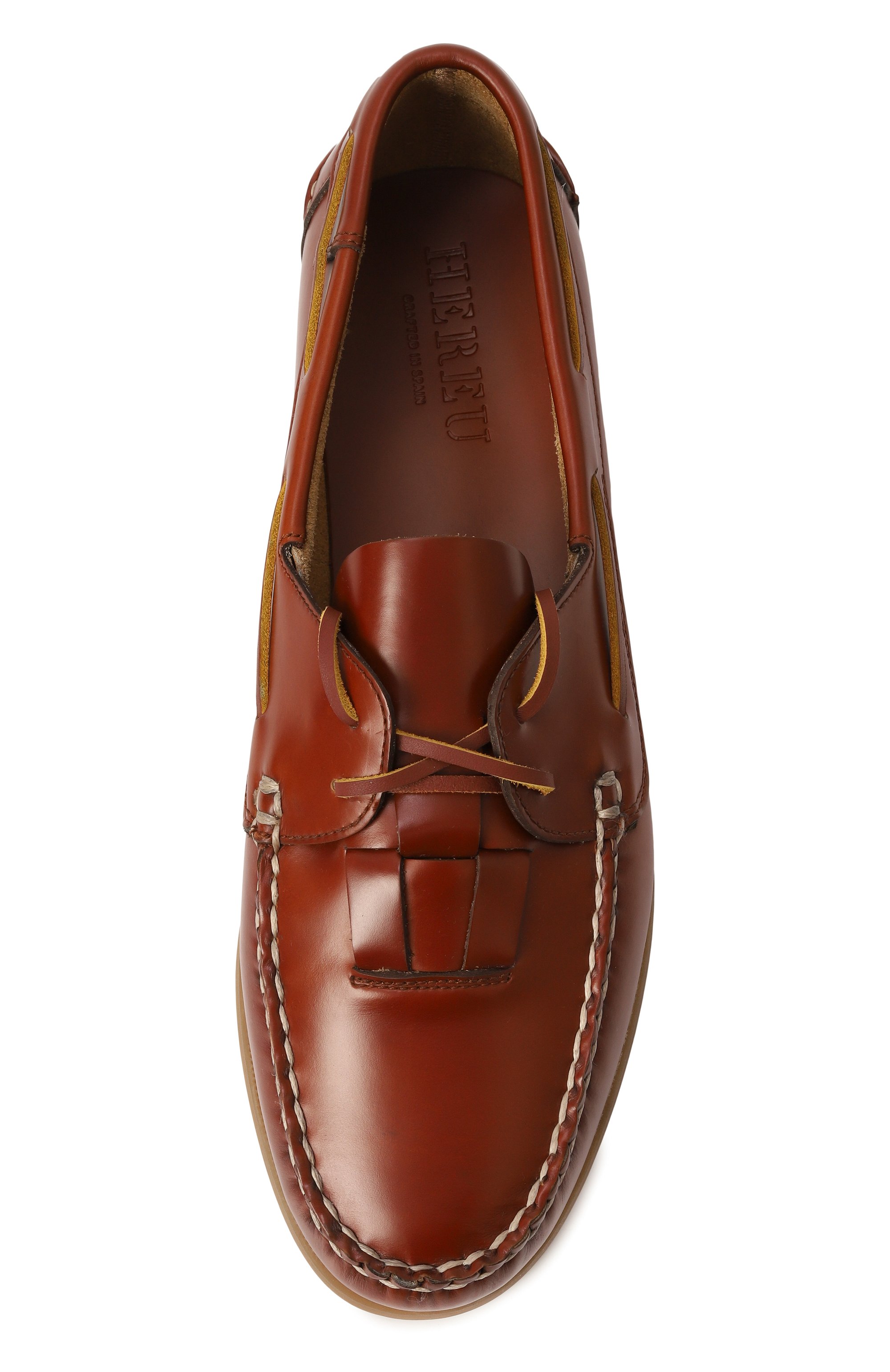 Кожаные топсайдеры HEREU, арт. SANAMFS25, фото 6