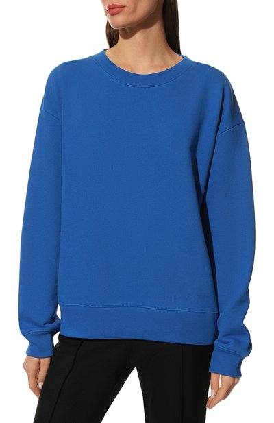 Хлопковый свитшот DRIES VAN NOTEN синего цвета по цене 34950 руб., арт. 222-011104-5615, фото 3 Хлопковый свитшот DRIES VAN NOTEN, арт. 222-011104-5615, фото 3