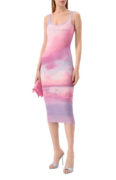 Женское хлопковое платье BLUMARINE, арт. 2A789A