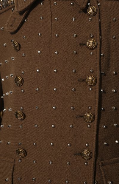 Шерстяное пальто MIU MIU, арт. MS1860-1ZQT-F0046, фото 5