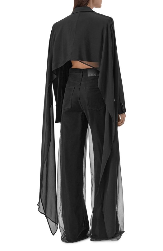 Жакет MSGM 3942MDG06Y/257808 Чёрный  3942MDG06Y/257808 Фото 4