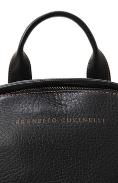 Мужской рюкзак travel BRUNELLO CUCINELLI черного цвета, арт. MBZIBU243 | Фото 3 (Материал сплава: Проставлено; Размер: large; Материал: Натуральная кожа; Драгоценные камни: Проставлено; Стили: Классический; Сумки-технические: Рюкзаки - большие)