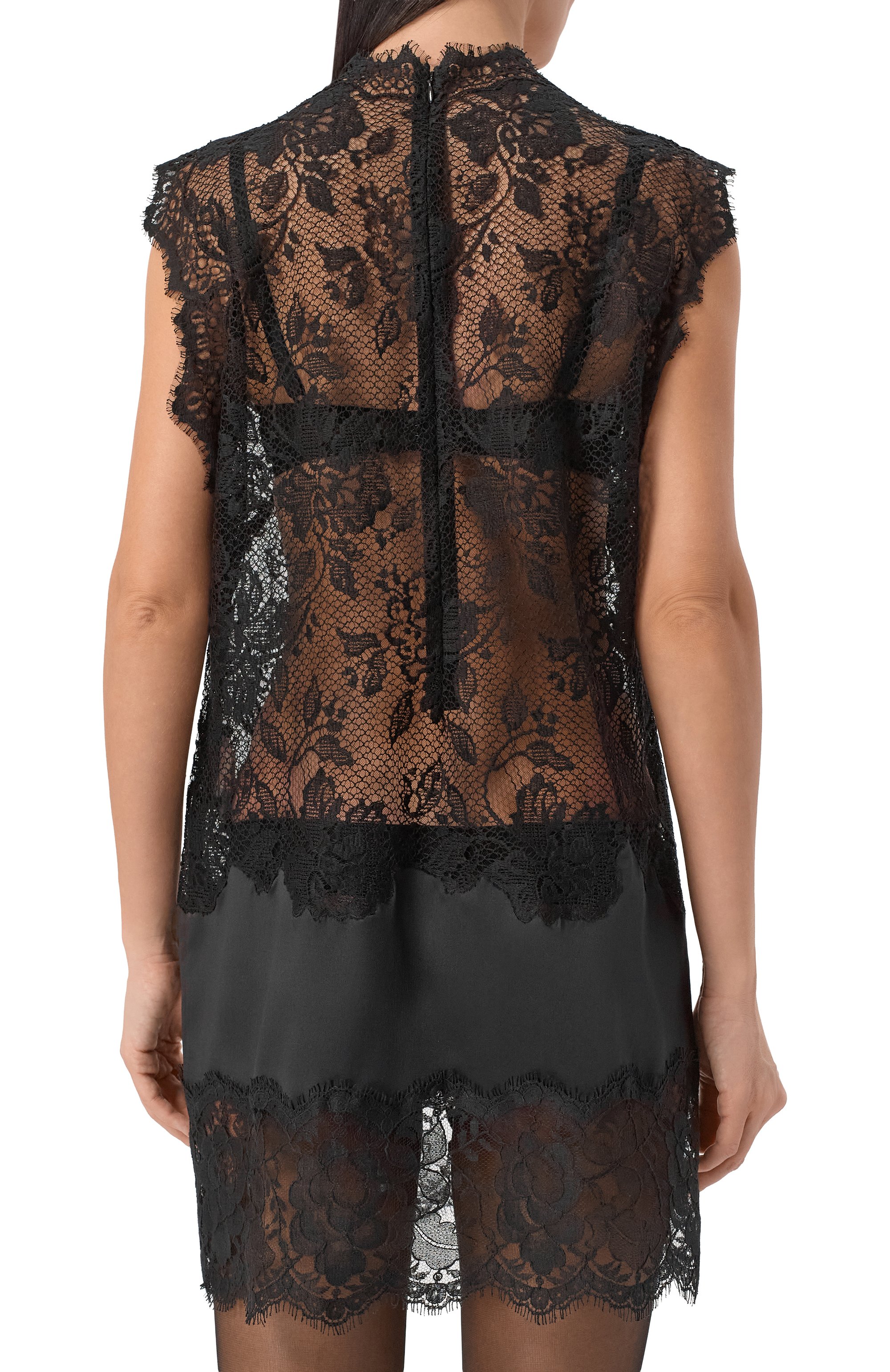 Платье из хлопка и шелка DOLCE & GABBANA, арт. F60FJT/GDDI7, фото 4