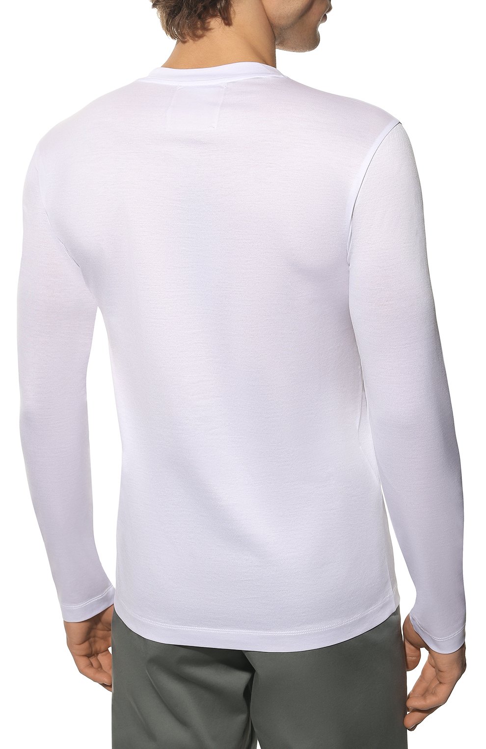 Лонгслив из лиоцелла и хлопка EMPORIO ARMANI, арт. 8N1TE9/1JUVZ, фото 4