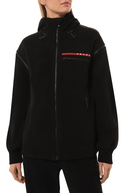 Толстовка prada linea rossa PRADA черного цвета по цене 190000 руб., арт. 138578-1ZN9-F0002-212, фото 3 Толстовка prada linea rossa PRADA, арт. 138578-1ZN9-F0002-212, фото 3