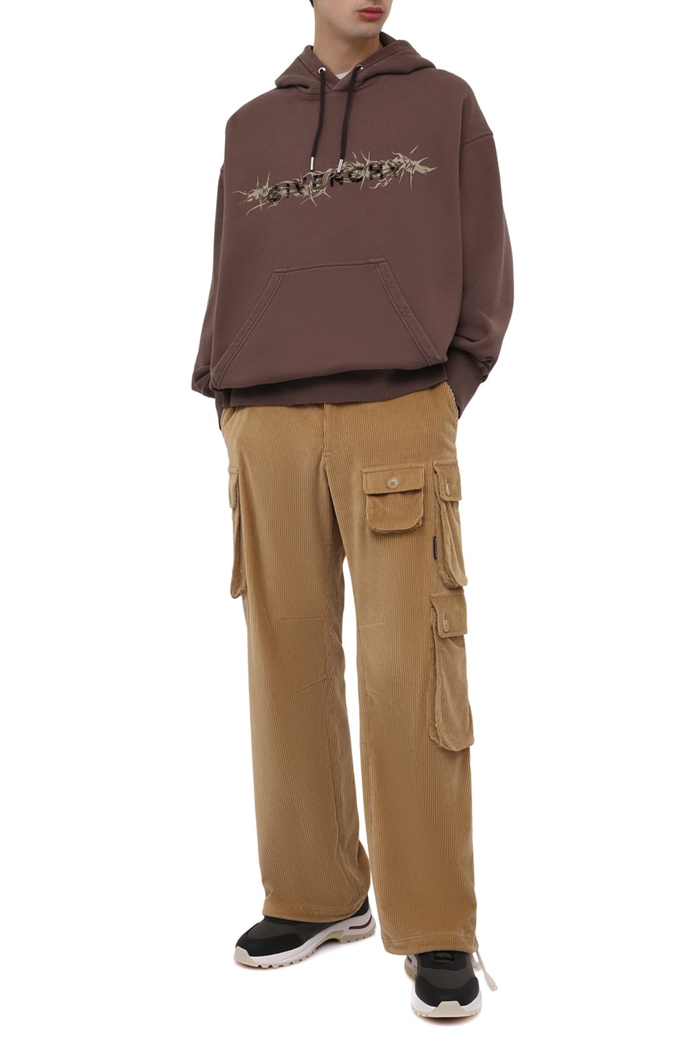 Вельветовые брюки-карго PALM ANGELS, арт. PMCF011F21FAB0036010, фото 2