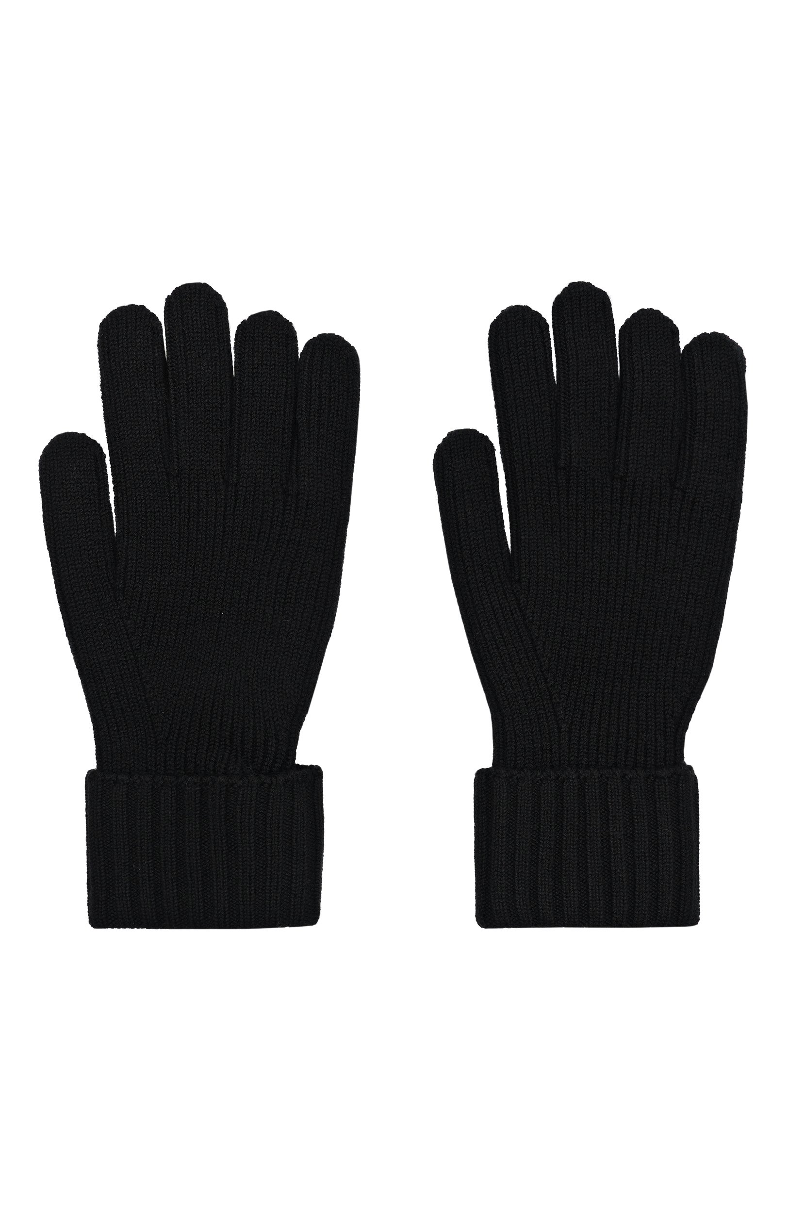 Шерстяные перчатки PARAJUMPERS черного цвета по цене 12950 руб., арт. 26WMPAGLGL71, фото 2 Шерстяные перчатки PARAJUMPERS, арт. 26WMPAGLGL71, фото 2