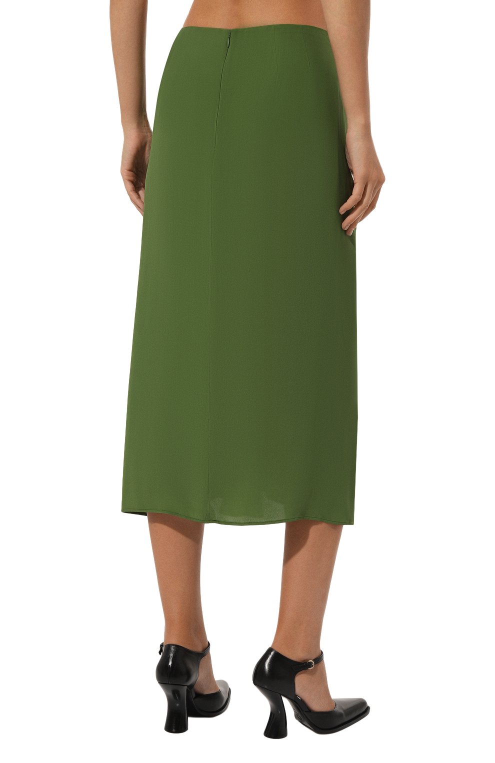 Юбка DRIES VAN NOTEN зеленого цвета по цене 84950 руб., арт. 010806-8169, фото 4 Юбка DRIES VAN NOTEN, арт. 010806-8169, фото 4