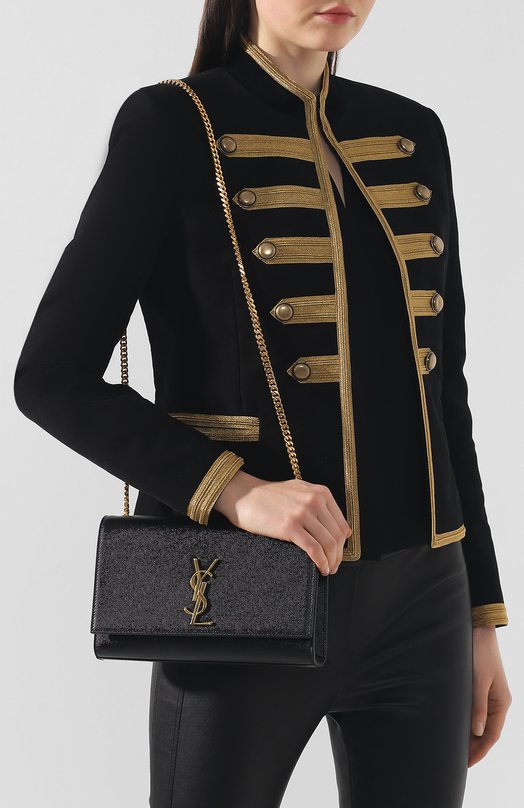 Сумка Monogram medium Saint Laurent 364021/B0W0J Чёрный  364021/B0W0J Фото 5