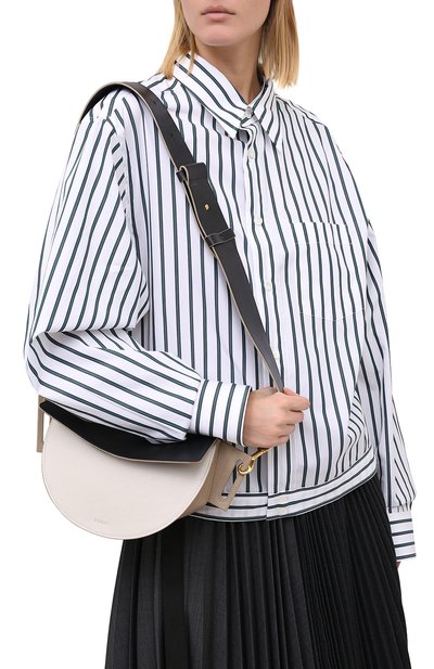 Сумка dip YUZEFI белого цвета по цене 79500 руб., арт. YUZPF20-DI-02, фото 5 Сумка dip YUZEFI, арт. YUZPF20-DI-02, фото 5