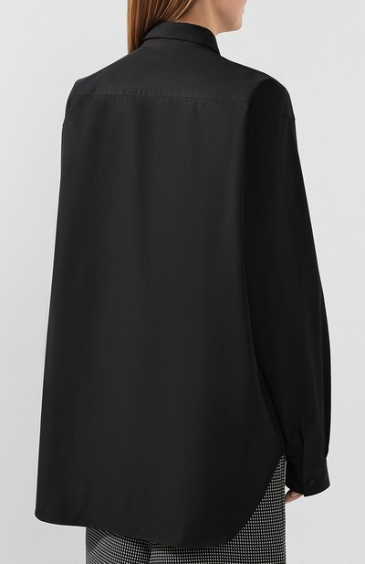 Хлопковая рубашка VETEMENTS, арт. SS20SH285 1006/W/BLACK, фото 4