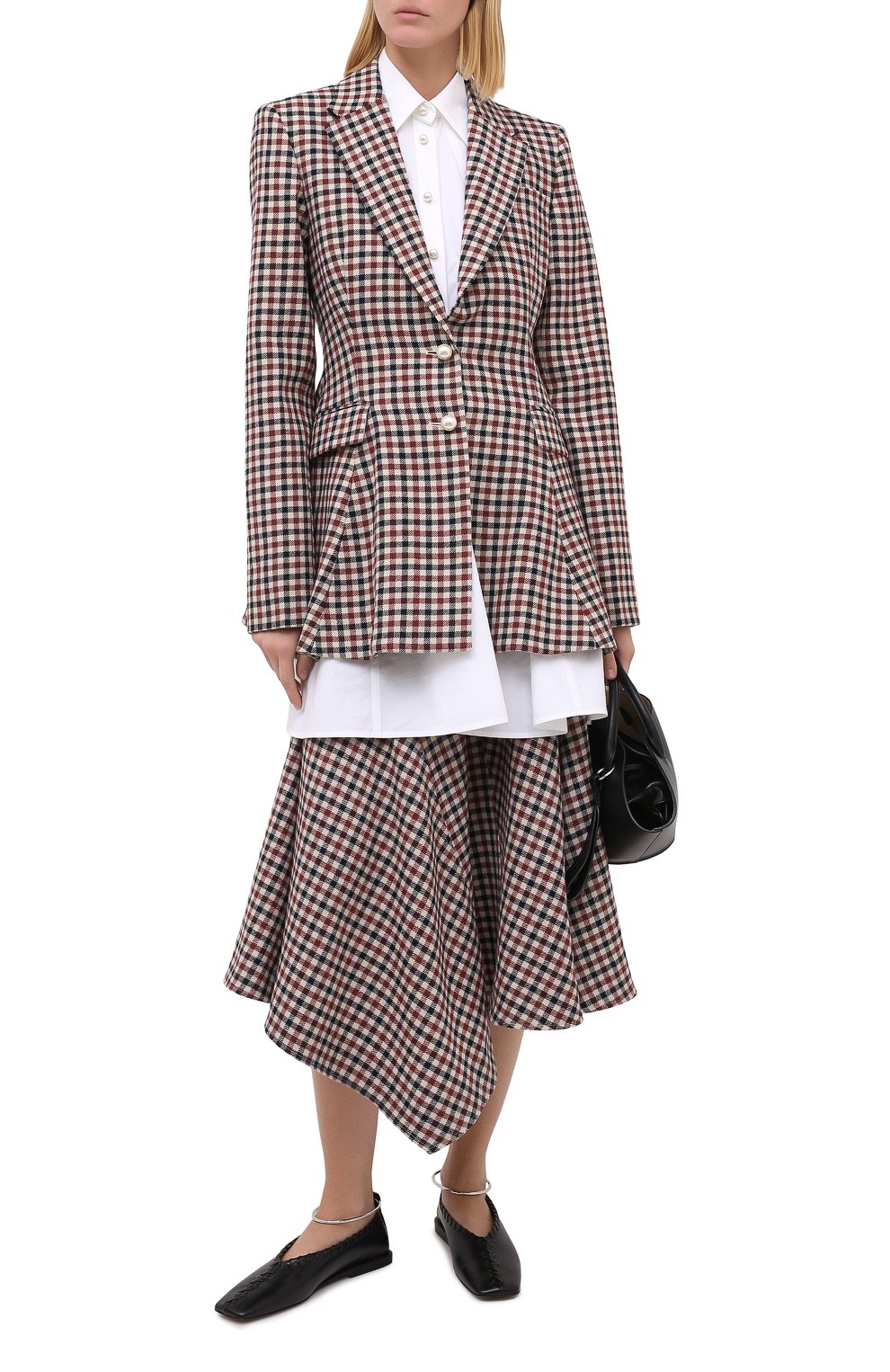 Шерстяной жакет JW ANDERSON разноцветного цвета по цене 84100 руб., арт. JK0056 PG0332, фото 2 Шерстяной жакет JW ANDERSON, арт. JK0056 PG0332, фото 2