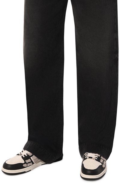 Кожаные кеды skel top AMIRI, арт. PS24MFS004, фото 3
