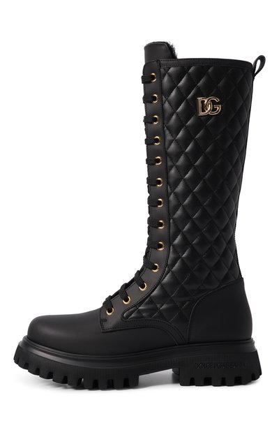 Кожаные ботинки DOLCE & GABBANA, арт. D11430/A0773