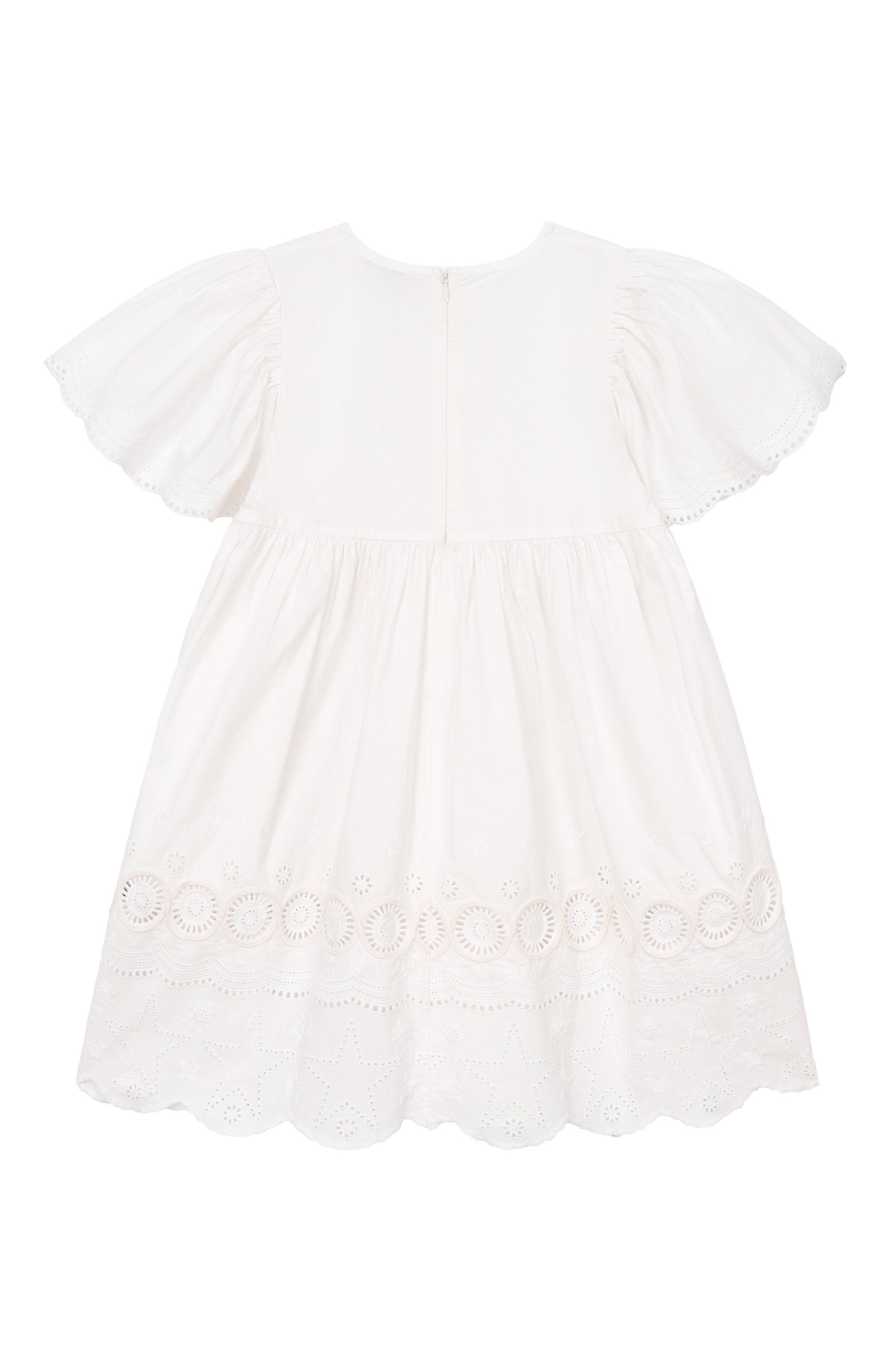 Хлопковое платье STELLA MCCARTNEY белого цвета по цене 24800 руб., арт. TY1F01, фото 2 Хлопковое платье STELLA MCCARTNEY, арт. TY1F01, фото 2