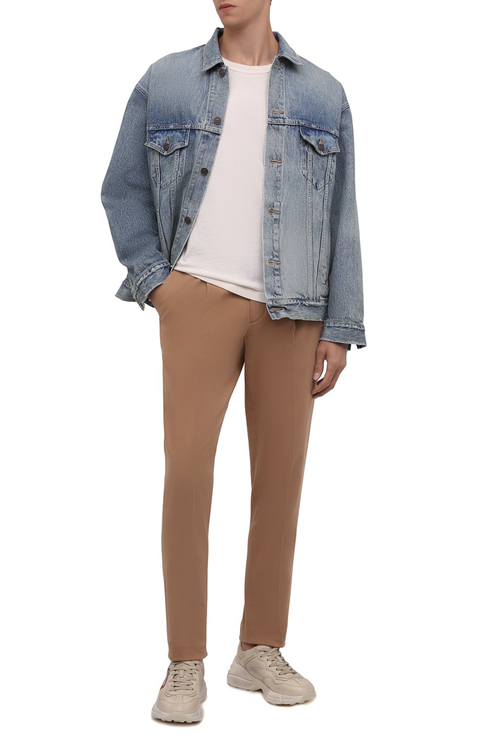 Кожаные кроссовки rhyton GUCCI, арт. 552089/A9L00, фото 2