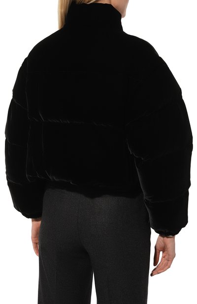 Бархатный пуховик PRADA, арт. 291805-1XJX-F0002-202, фото 4