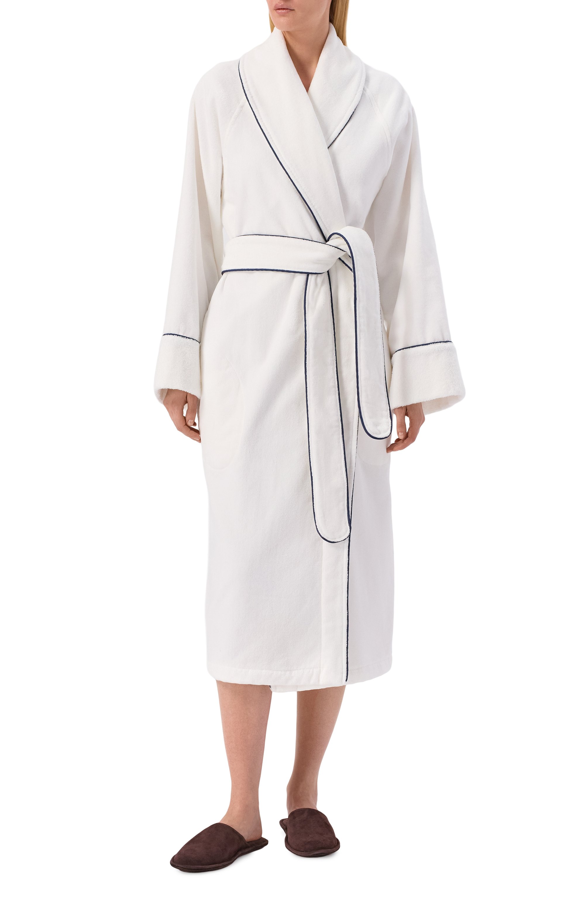 Хлопковый халат FRETTE, арт. F07091 D2060 G02M, фото 2