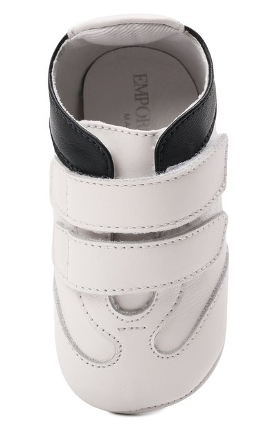 Кожаные пинетки EMPORIO ARMANI, арт. XLX002/X0N23, фото 4