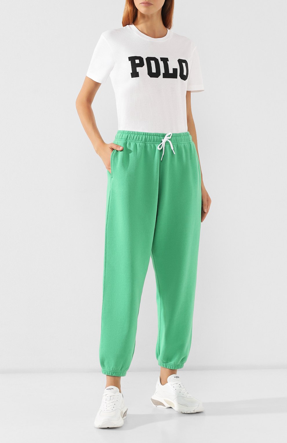 Хлопковые джоггеры POLO RALPH LAUREN, арт. 211752655, фото 2