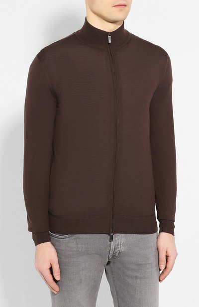 Кардиган из смеси шерсти и кашемира ZEGNA, арт. UST91/157, фото 3