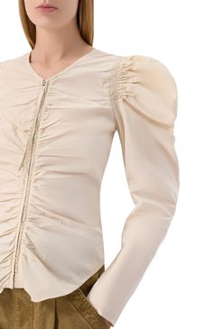 Хлопковая блузка ISABEL MARANT ETOILE, арт. HT0573FA/C1J06E, фото 5