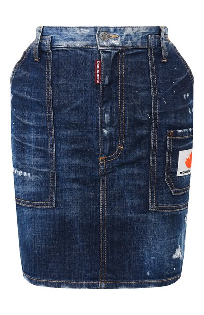 Женская джинсовая юбка DSQUARED2, арт. S75MA0660/S30342