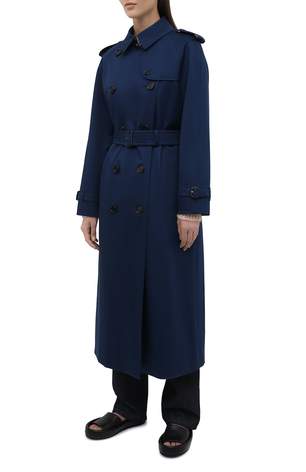 Хлопковый тренч BURBERRY, арт. 8038294, фото 3