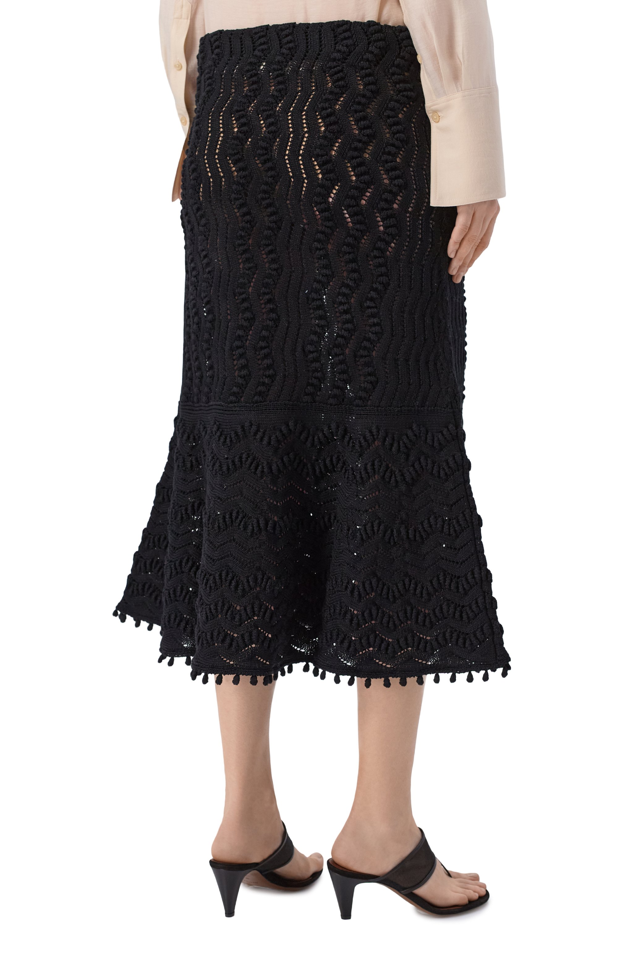 Хлопковая юбка JIL SANDER, арт. J02MA0371/J15476, фото 4