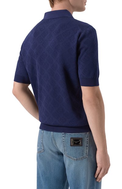 Шелковое поло DOLCE & GABBANA, арт. GXZ02T/JBS09, фото 4