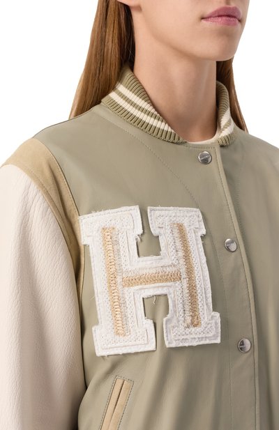 Кожаный бомбер HALFBOY, арт. HS251WL008, фото 5