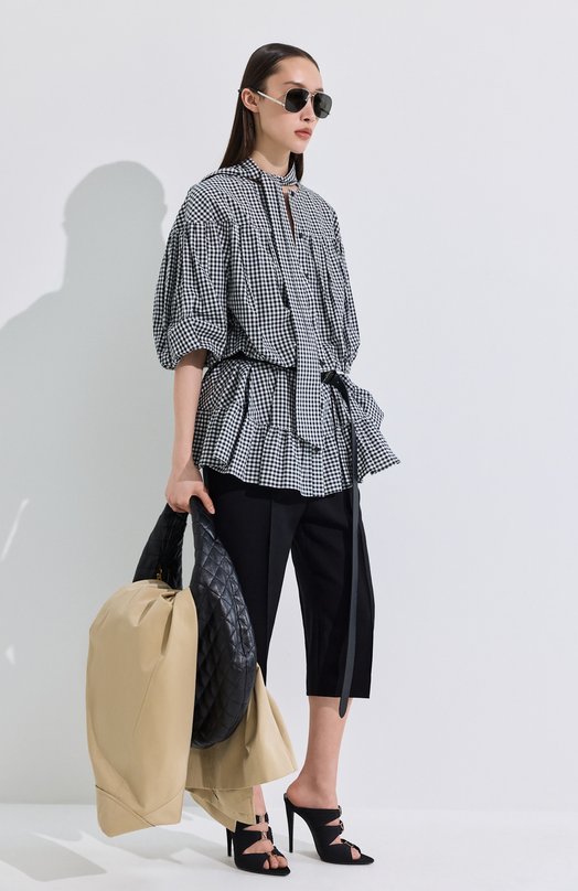 Хлопковый тренч Burberry 8118541 Бежевый  8118541 Фото 6