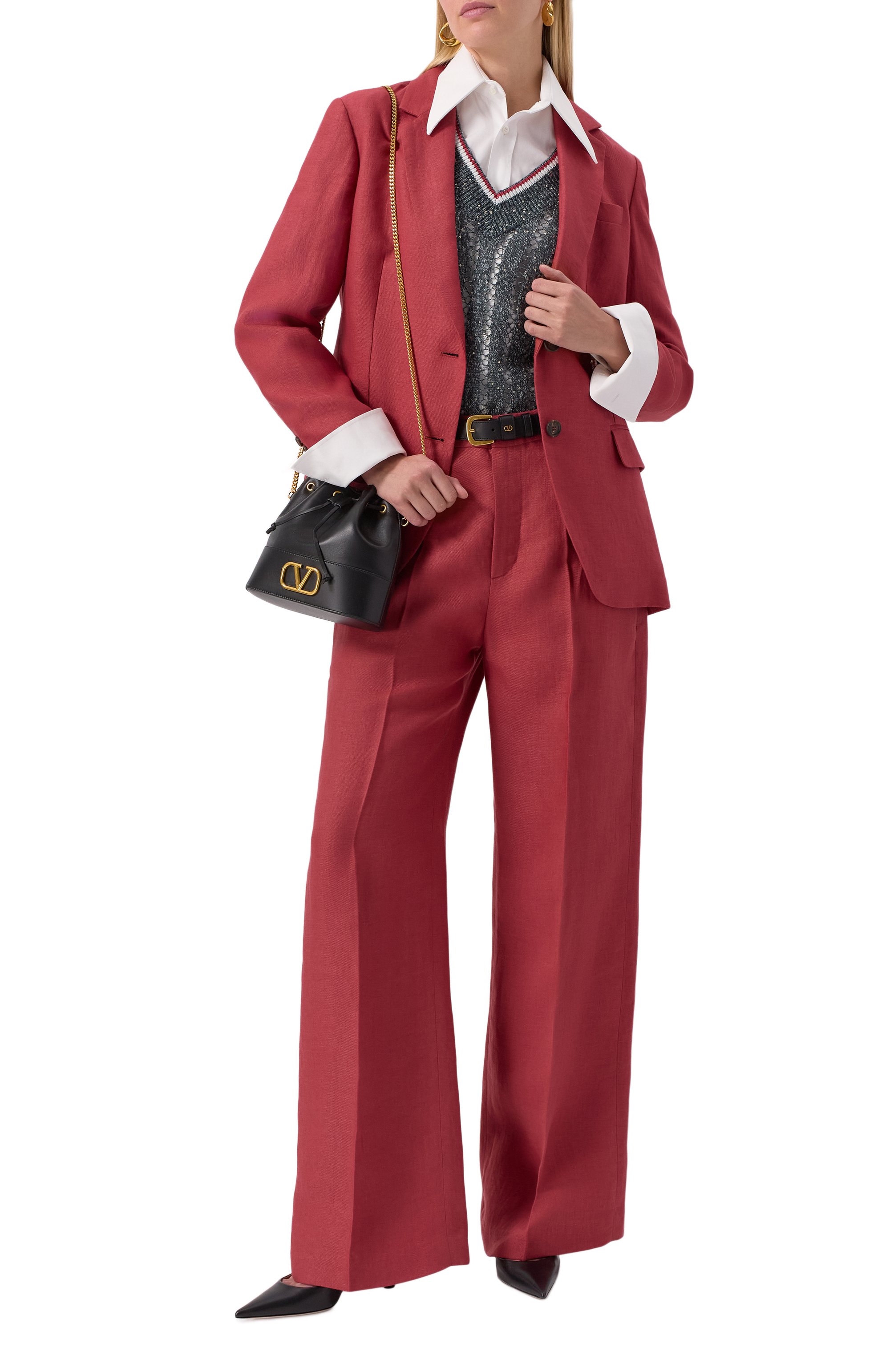 Льняной свитер BRUNELLO CUCINELLI, арт. MC0559402, фото 2