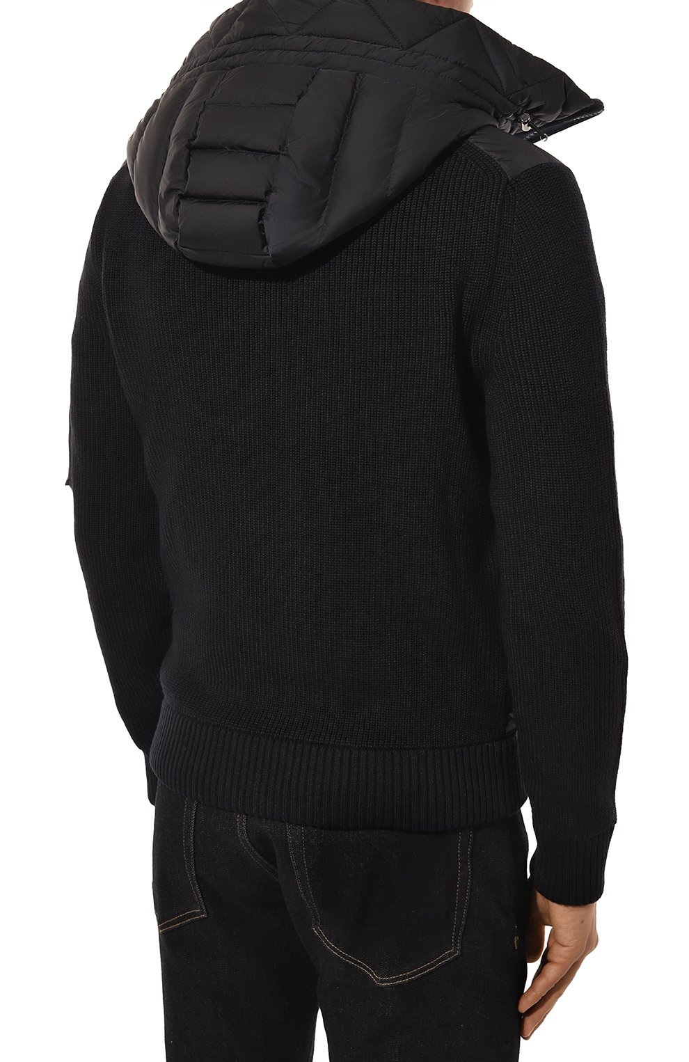 Комбинированный кардиган MONCLER, арт. 9B508-00-A9340, фото 4